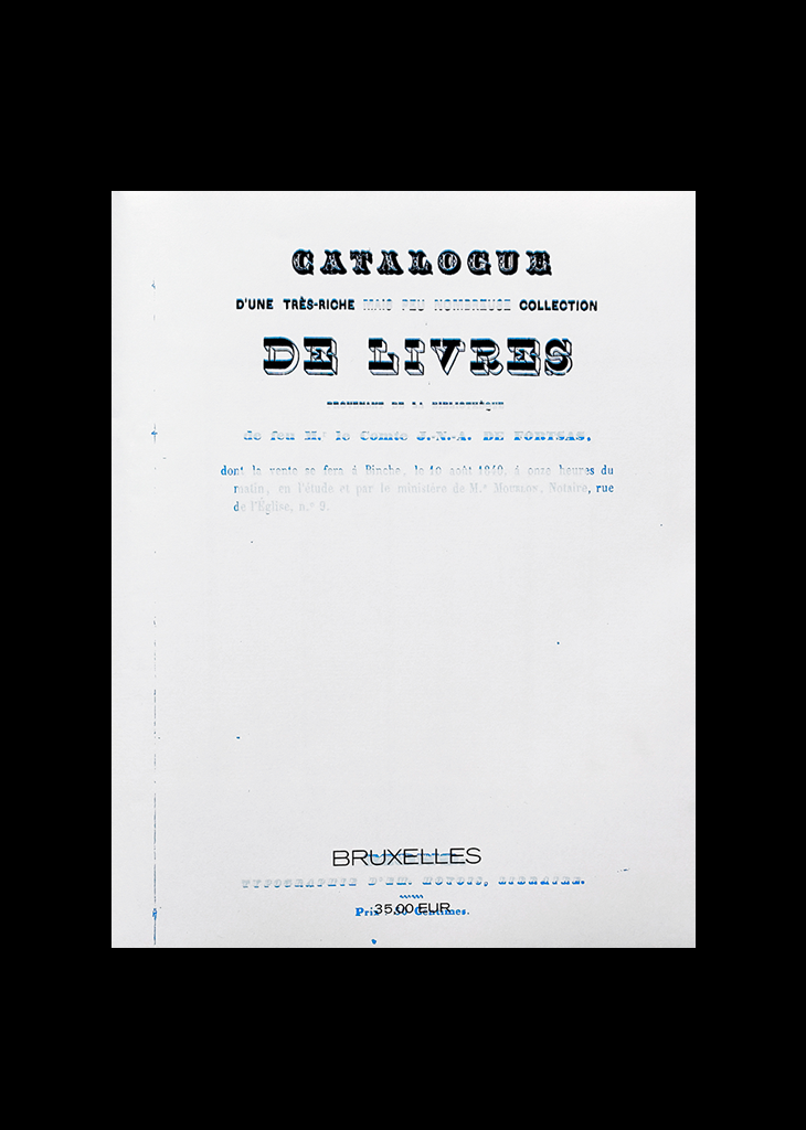 De Visscher, A. et Van Lerberghe, R., Catalogue d’une très-riche collection de livres, Bruxelles, A.R.D.V.L.-Wittockiana, 2026.